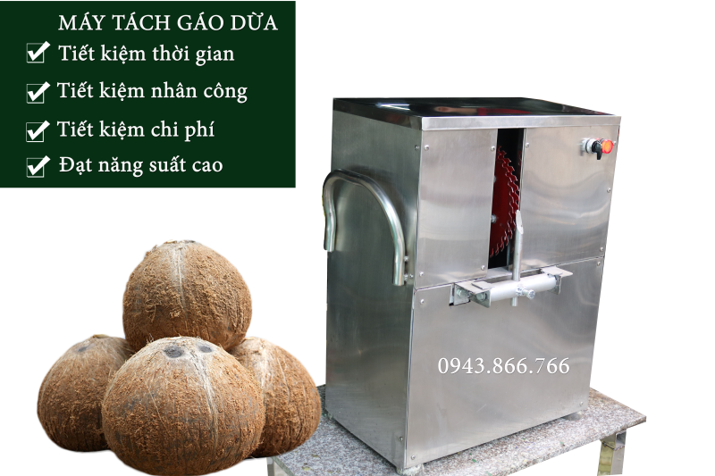 MÁY BÓC TÁCH GÁO DỪA