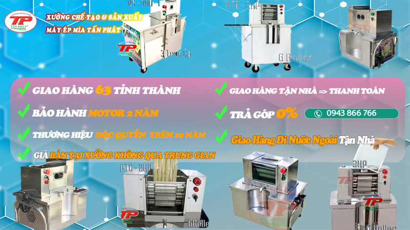 Chung Tay Hỗ Trợ Dịch Covid , Tấn Phát Giảm Giá Sốc Toàn Bộ Gian Hàng Máy Ép Mía