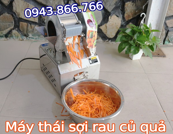 Máy bào sợi đu đủ, cà rốt, củ cải, khoai tây, ....sợi dày 3mm, bào cực nhanh