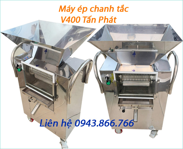 Máy ép chanh tắc tự động ép nguyên trái V400 Tấn Phát