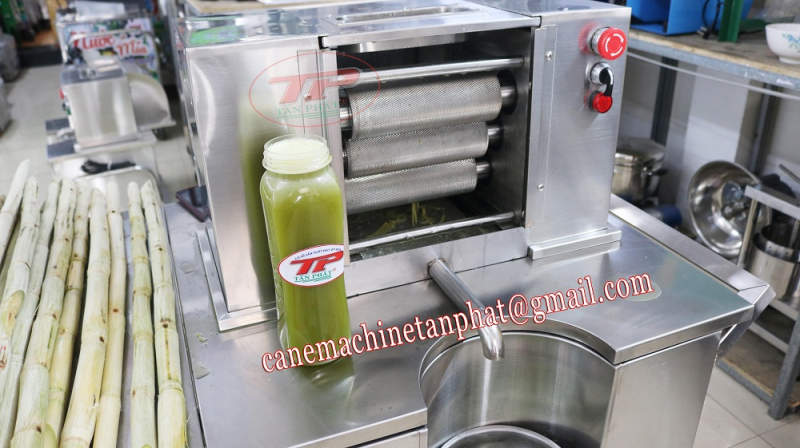 Máy ép mía siêu tạo bọt 6 rulo inox cao cấp