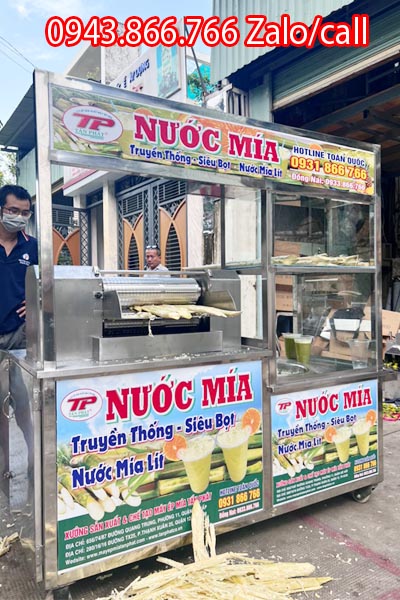 XE NƯỚC MÍA 2 RULO INOX SIÊU TO KHỔNG LỒ SIÊU TẠO BỌT