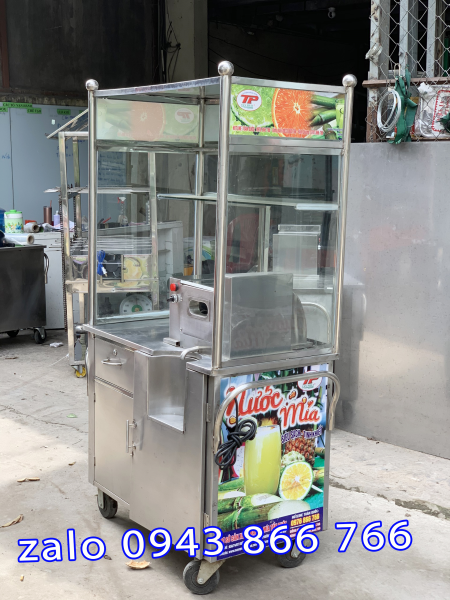 Vì sao nên chọn dòng xe nước mía có tủ kính ?