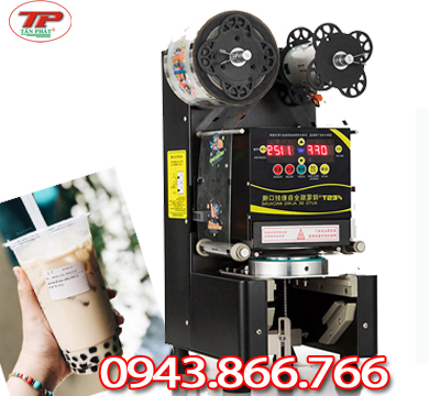 MÁY DÁN MIỆNG LY 500ML - 1 LÍT TỰ ĐỘNG  FEST