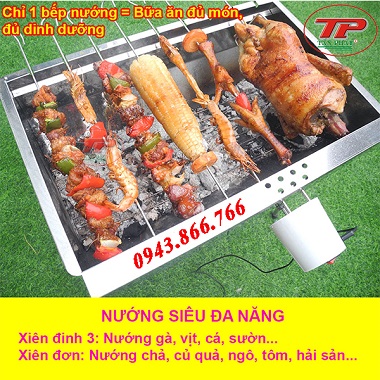 BẾP NƯỚNG THAN HOA TỰ XOAY TP5M