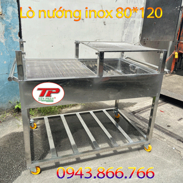 LÒ NƯỚNG INOX 80*120 THEO YÊU CẦU