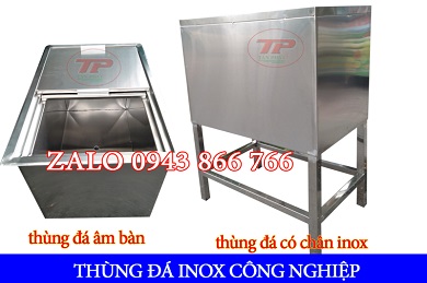 THÙNG ĐÁ INOX CÔNG NGHIỆP