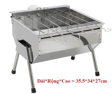 BẾP NƯỚNG THAN HOA TỰ XOAY MINI TP5S