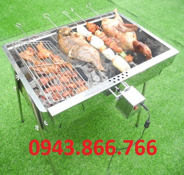 BẾP NƯỚNG THAN HOA TỰ XOAY CỠ ĐẠI TP5L