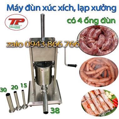 MÁY ĐÙN XÚC XÍCH ,LẠP XƯỞNG QUAY TAY 3 LÍT