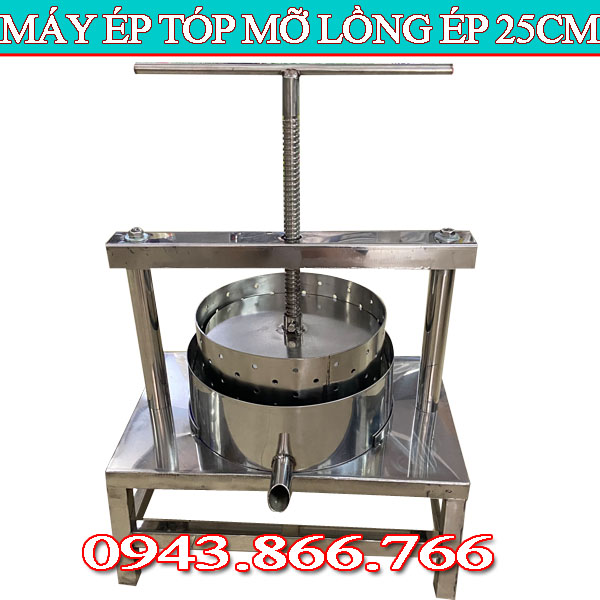MÁY ÉP CỐT DỪA, TÓP MỠ BẰNG TAY LỒNG ÉP 25CM