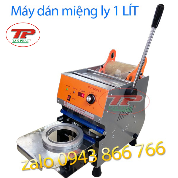 MÁY DÁN MIỆNG LY 1 LÍT KÈM KEO