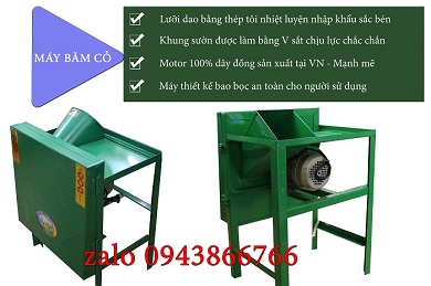 Máy thái cỏ voi, lục bình, bắp cây 1.1KW