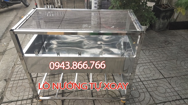 LÒ NƯỚNG GÀ VỊT 1 TẦNG 5 XIÊN CÓ VỈ GÁC
