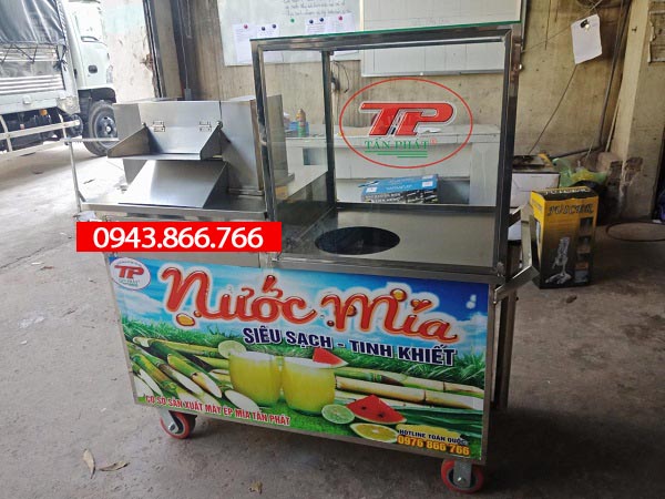MÁY ÉP MÍA 2 LÔ INOX TẠO BỌT ĐẶT THEO YÊU CẦU