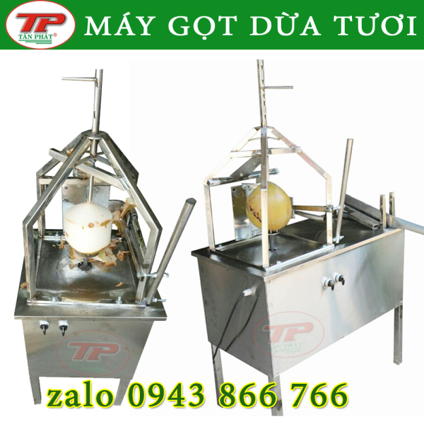 Có nên mua máy gọt vỏ dừa tươi tự động ?