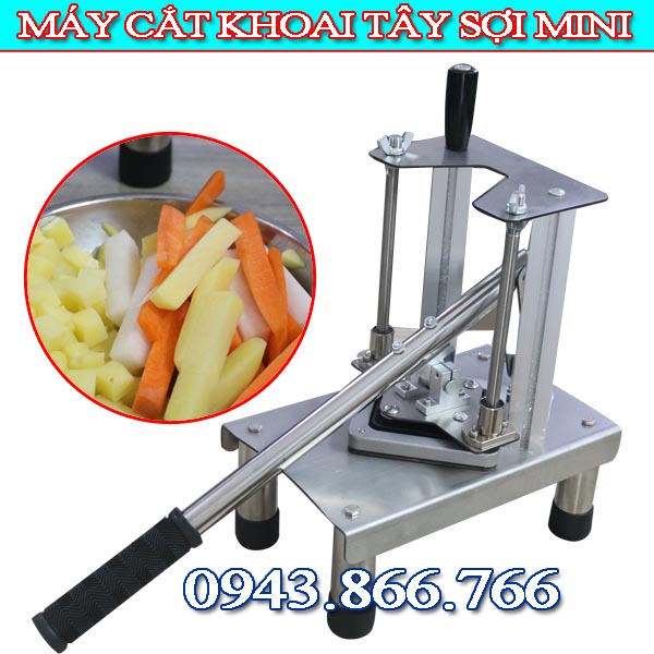 MÁY CẮT KHOAI TÂY CHIÊN SỢI VUÔNG KFC DẠNG MINI