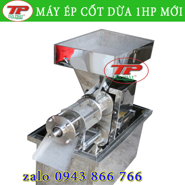 MÁY ÉP NƯỚC CỐT DỪA MOTOR 1HP MỚI ĐÀI LOAN
