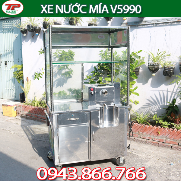 MÁY ÉP NƯỚC MÍA SIÊU SẠCH V-5990-1-800W CÓ KÍNH