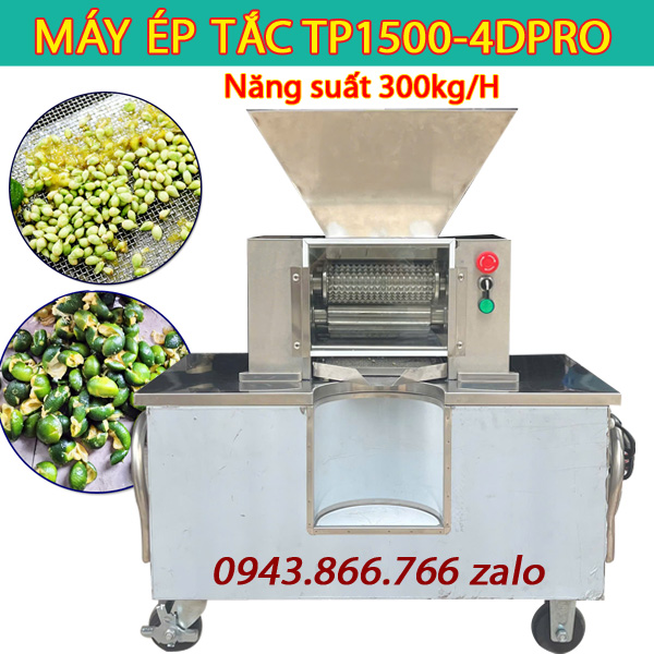 MÁY ÉP CHANH TẮC QUẤT CÔNG NGHIỆP TỰ CUỐN 300KG/H