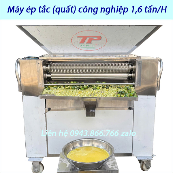 MÁY ÉP TẮC (QUẤT) CÔNG NGHIỆP CÔNG SUẤT 1,6 TẤN/H