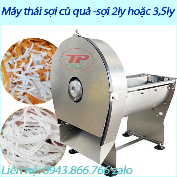 MÁY THÁI SỢI CỦ QUẢ SỢI 3,5LY HOẶC 2LY