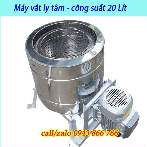 MÁY VẮT LY TÂM 20L - MOTOR 1,1KW 