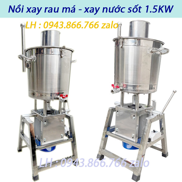 MÁY XAY NƯỚC SỐT - RAU MÁ - GIA VỊ - MUỐI CHẤM MOTOR 1,5KW