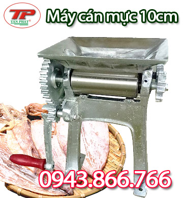MÁY CÁN KHÔ MỰC TRỤC DÀI 100MM QUAY TAY