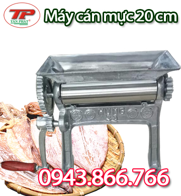 MÁY CÁN KHÔ MỰC QUAY TAY TRỤC CÁN 180MM