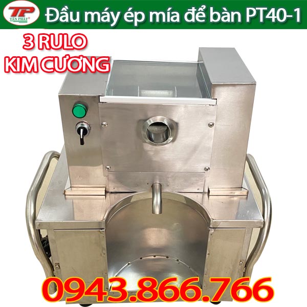MÁY ÉP MÍA ĐỀ BÀN TRỤC KIM CƯƠNG 06 BẠC ĐẠN PT40-1-400W