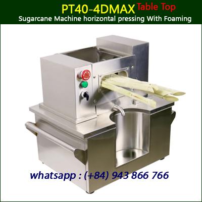 MÁY ÉP MÍA XUẤT KHẨU PT40-4DMAX - 4 ROLLER MOTOR 750W
