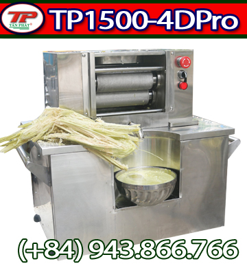 SUGARCANE JUICE EXTRACTOR SQUEEZER MACHINE TP1500-4DPRO