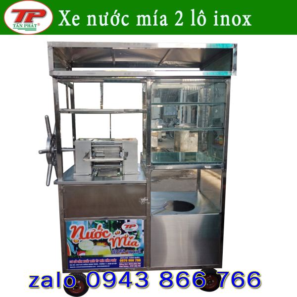 MÁY ÉP MÍA 2 LÔ INOX SIÊU TẠO BỌT 